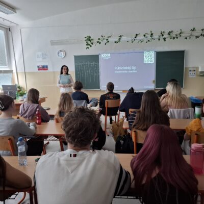 O žurnalistike sme boli porozprávať gymnazistom